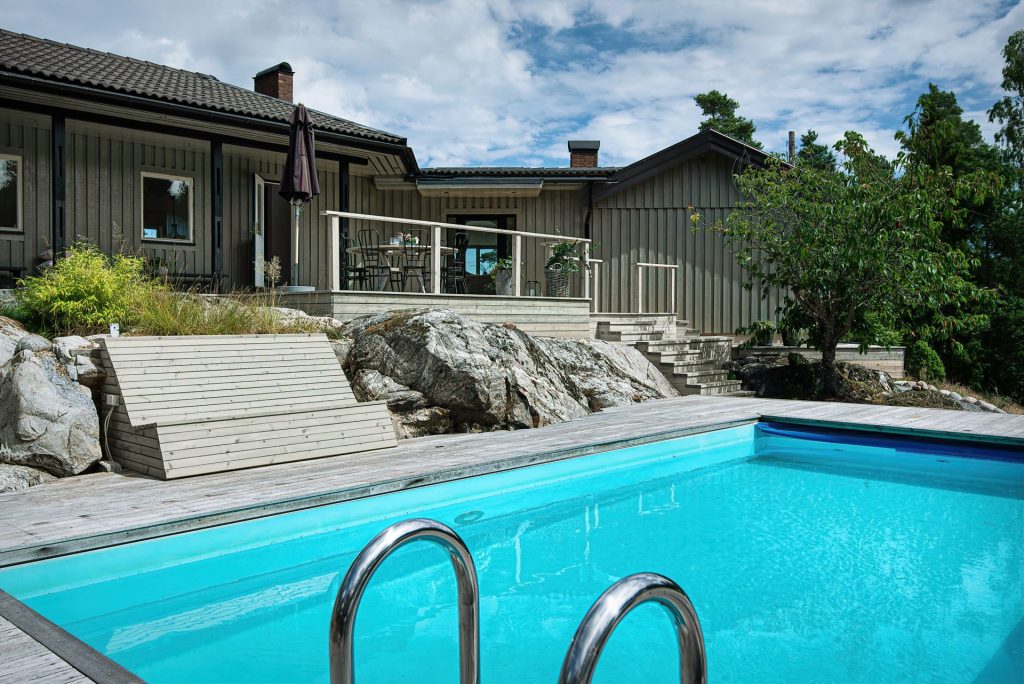 Bygge Tradack med Pool Villa Vallentuna Ballsta