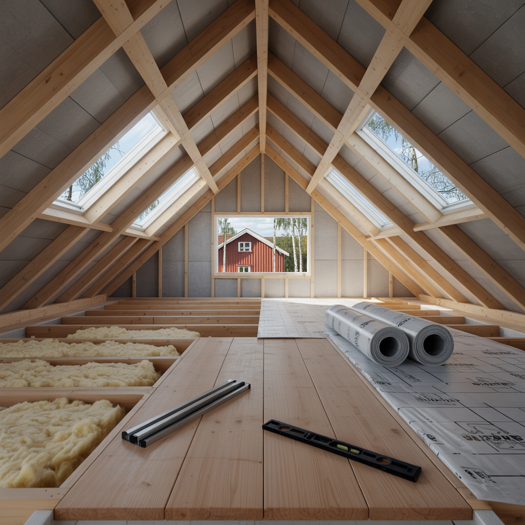 bygga loft i villa regler lastberakning och kostnad